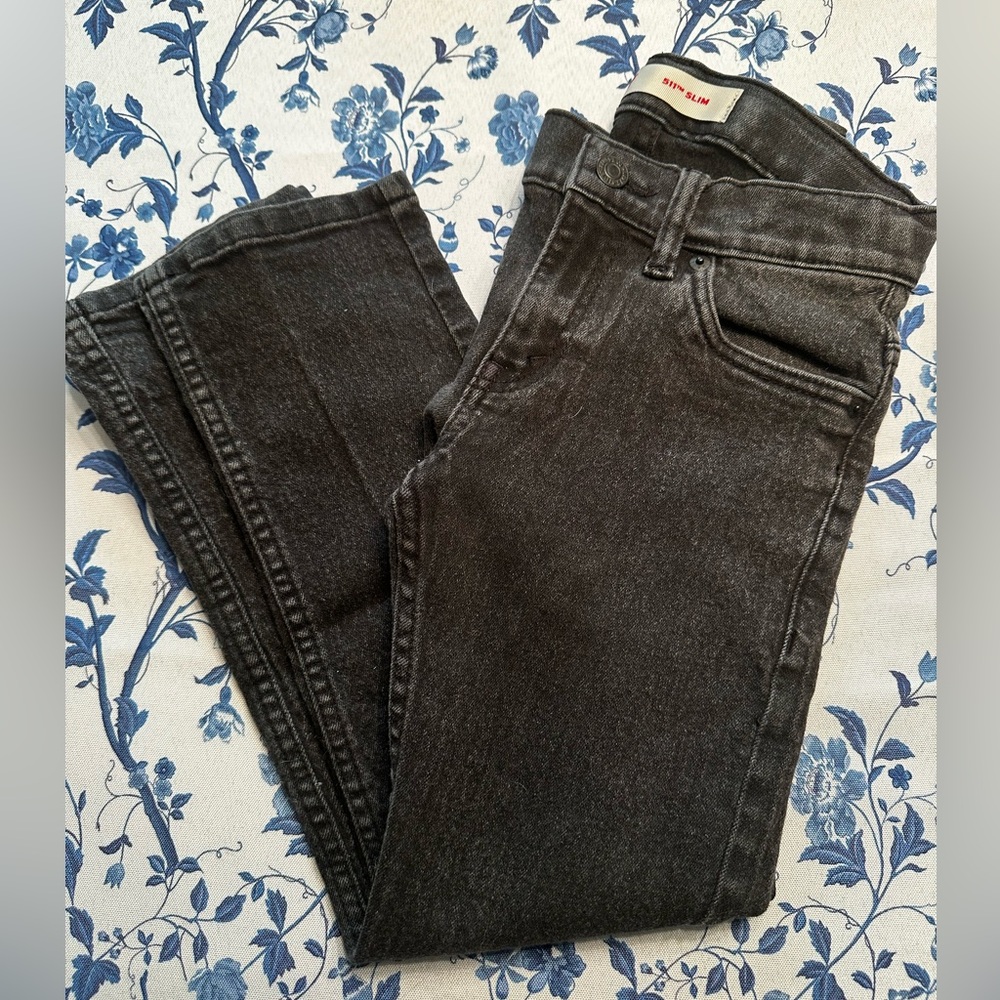 Levi's Boys Skinny Jeans - Black Wash
